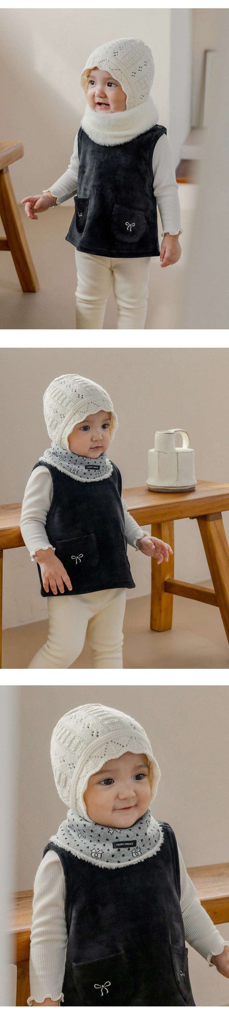 Kids Clara - Korean Baby Fashion - #babyfashion - Rue Knit Baby Bonnet - 5
