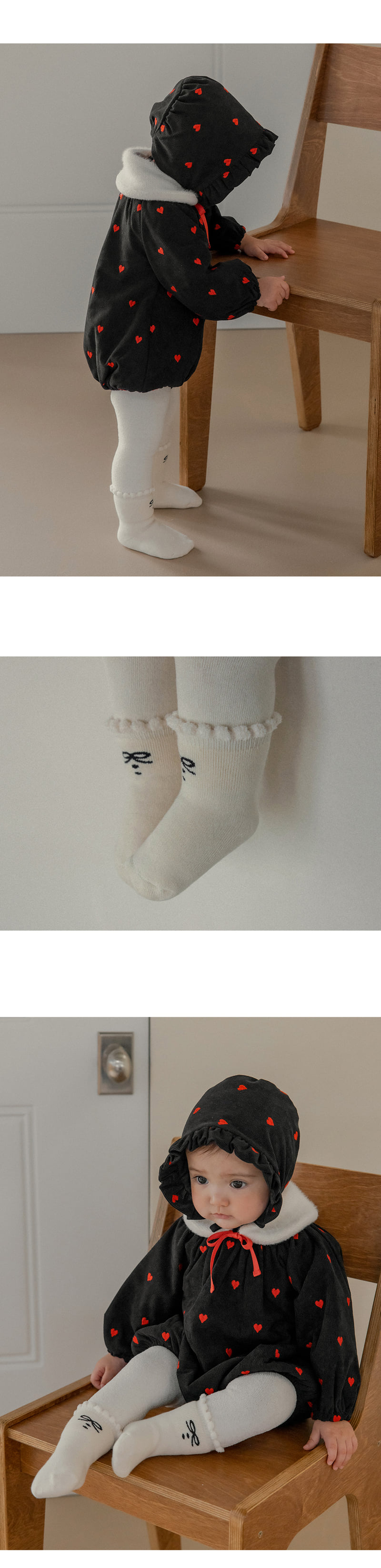 Kids Clara - Korean Baby Fashion - #babyfashion - Ribbon Winter Baby Socks 2P Set (set of 5) - 3