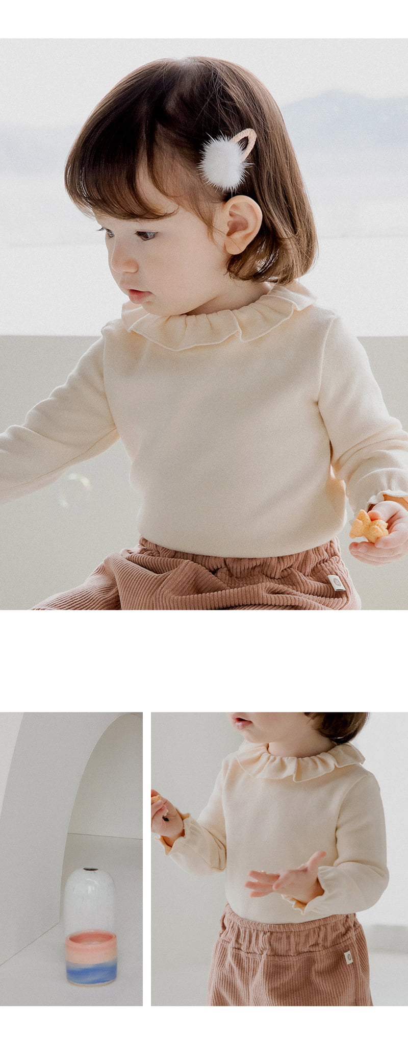 Kids Clara - Korean Baby Fashion - #babyfashion - Sofia Baby Tee - 2