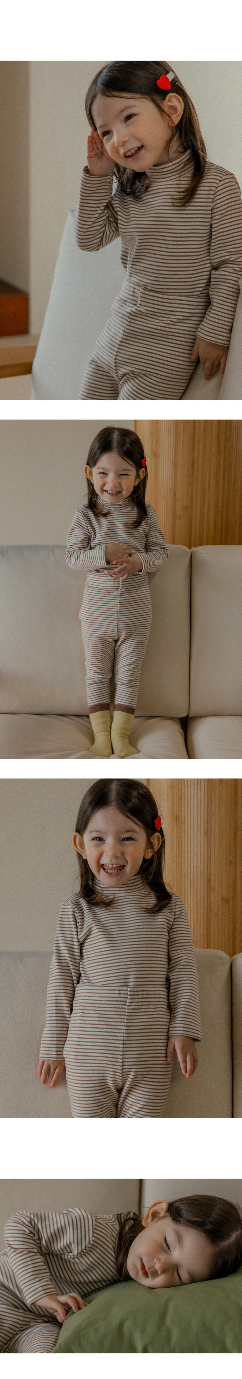 Kids Clara - Korean Baby Fashion - #babyfashion - Flynn Mock Neck Tee - 4