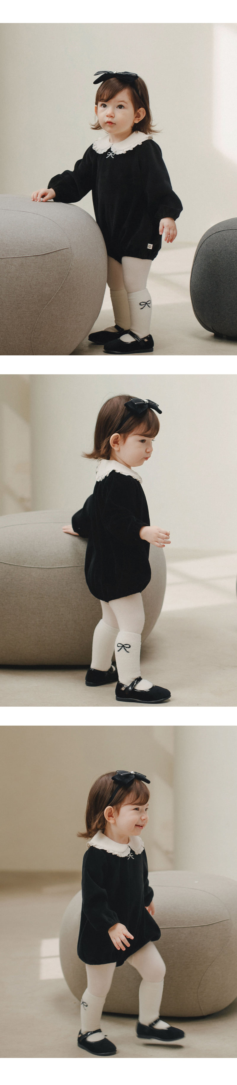 Kids Clara - Korean Baby Fashion - #babyfever - Shael Winter Baby Leggings (set of 5) - 2