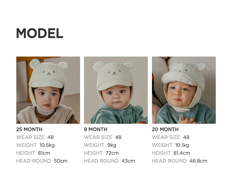 Kids Clara - Korean Baby Fashion - #babyfever - Cosmo Winter Baby Cap - 9