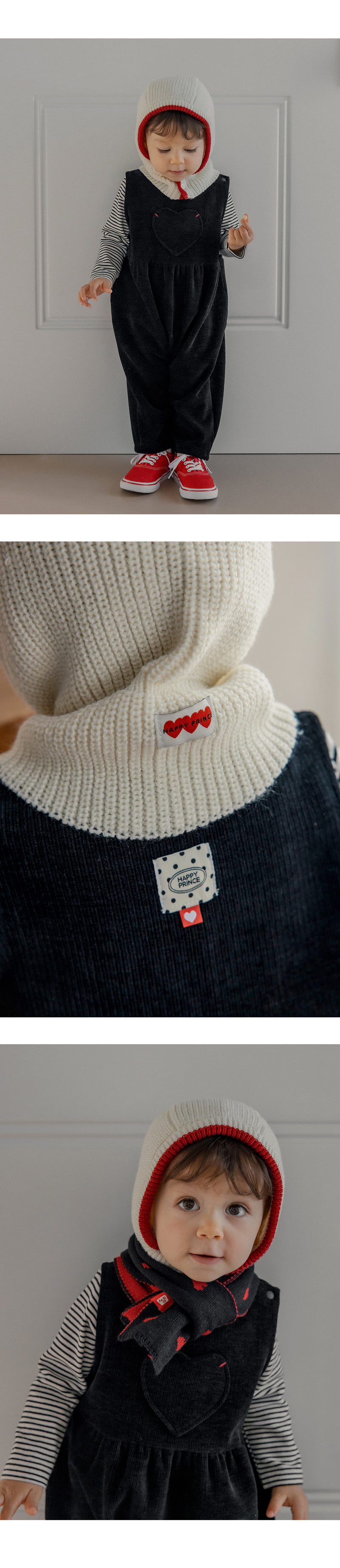 Kids Clara - Korean Baby Fashion - #babyfever - Pebble Knit Baby Balaclava - 3