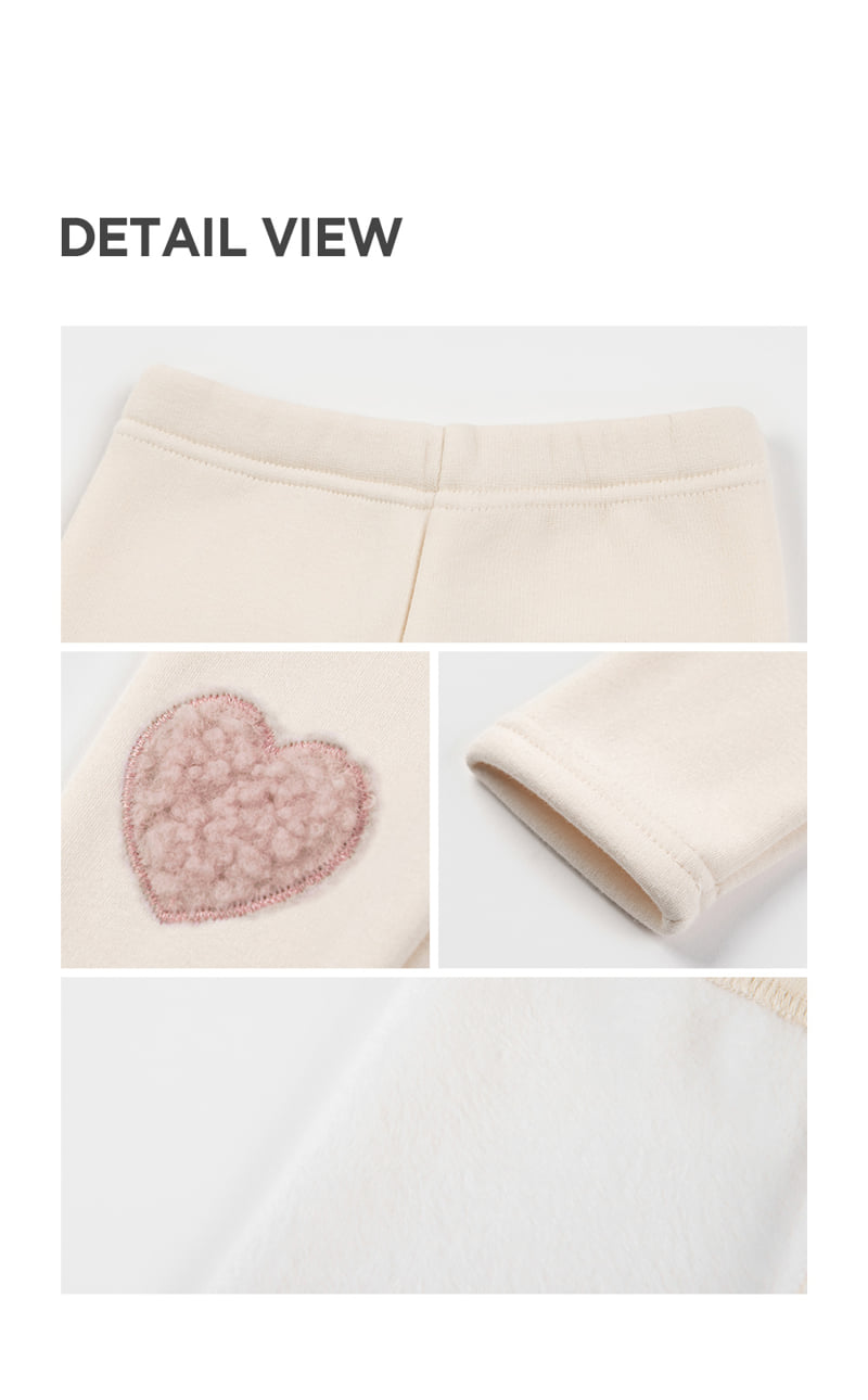 Kids Clara - Korean Baby Fashion - #babyfever - Amor Brushed Baby Leggings - 7
