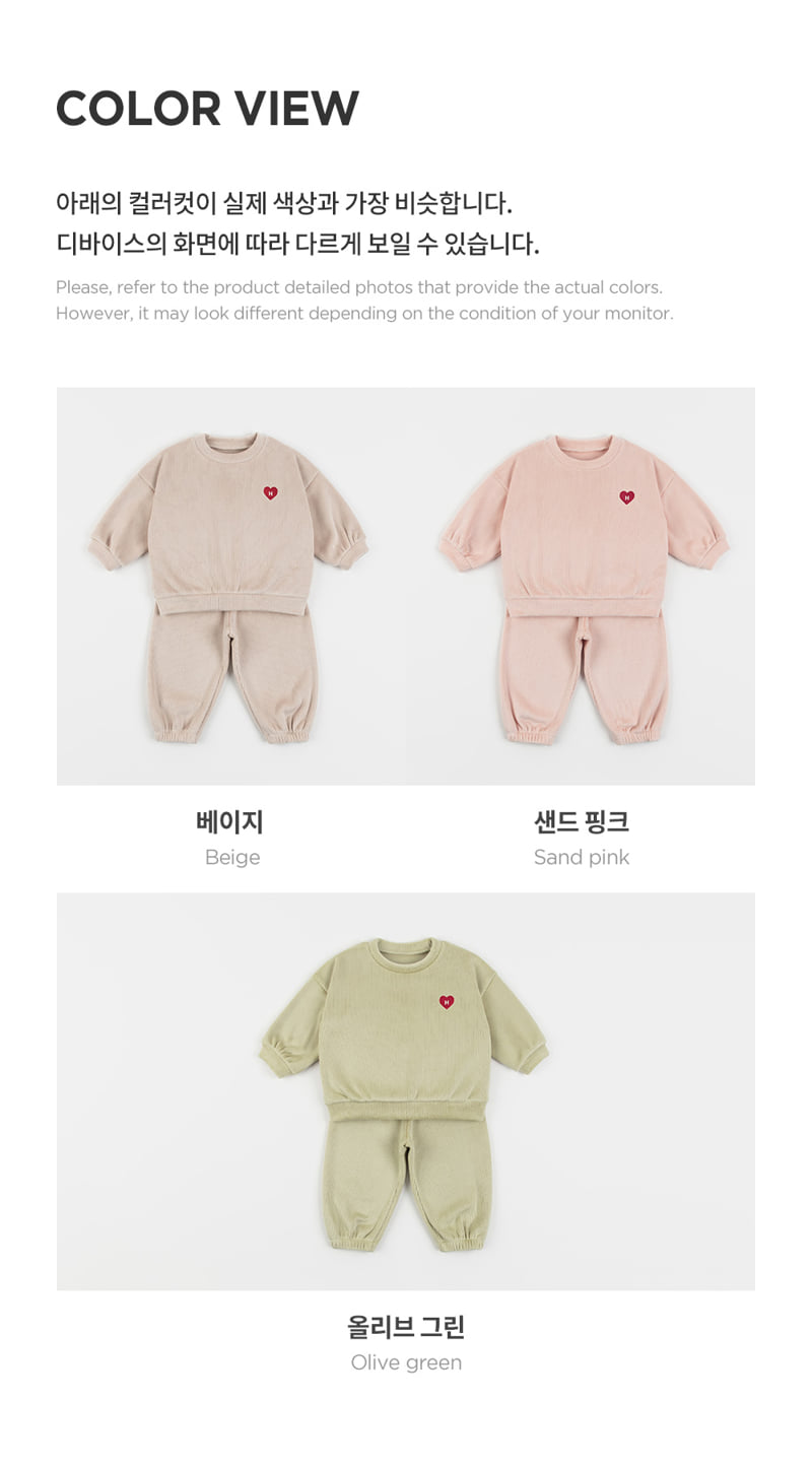 Kids Clara - Korean Baby Fashion - #babyfever - Mellow Double Velour Set - 11