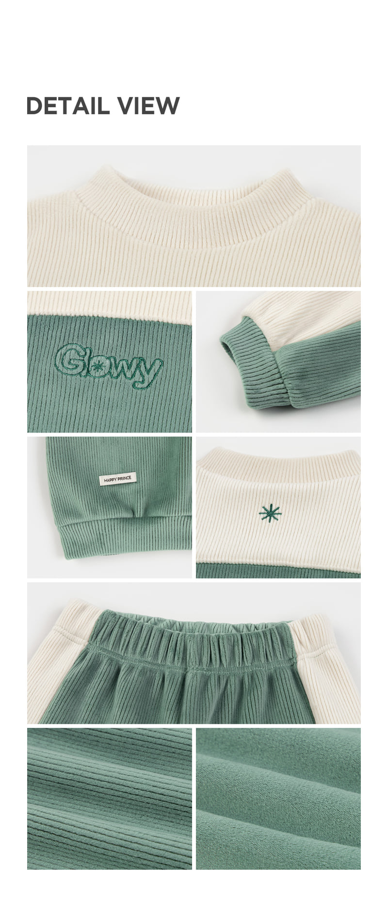 Kids Clara - Korean Baby Fashion - #babyfever - Gloy Double Velour Set - 10