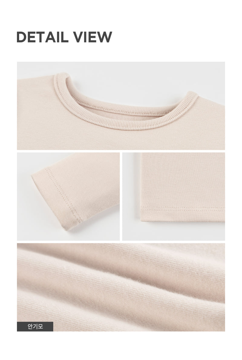 Kids Clara - Korean Baby Fashion - #babygirlfashion - Pure Basic Modal Freece Tee - 10