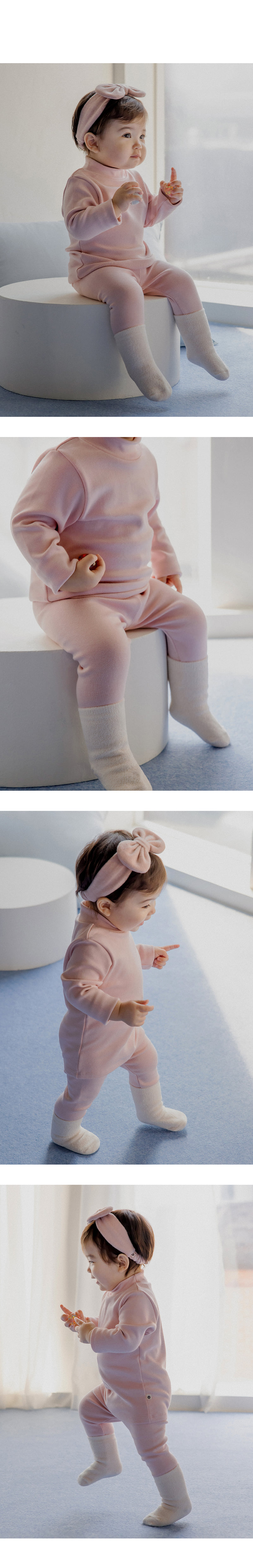 Kids Clara - Korean Baby Fashion - #babygirlfashion - Pure Basic Modal Freece Leggings - 7