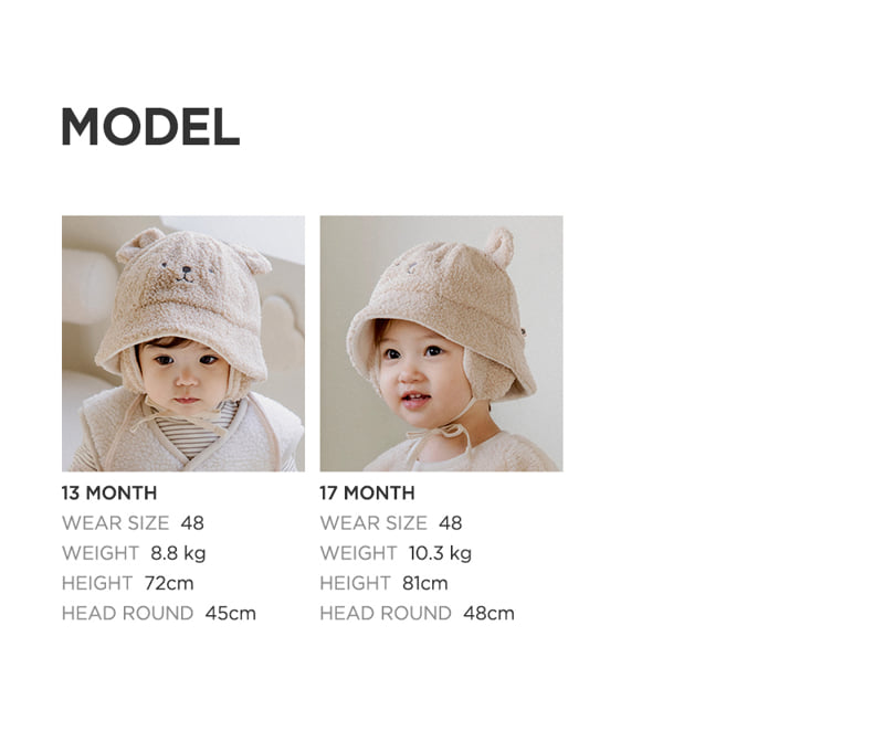 Kids Clara - Korean Baby Fashion - #babygirlfashion - Estelle Winter Baby Bucket Hat - 9