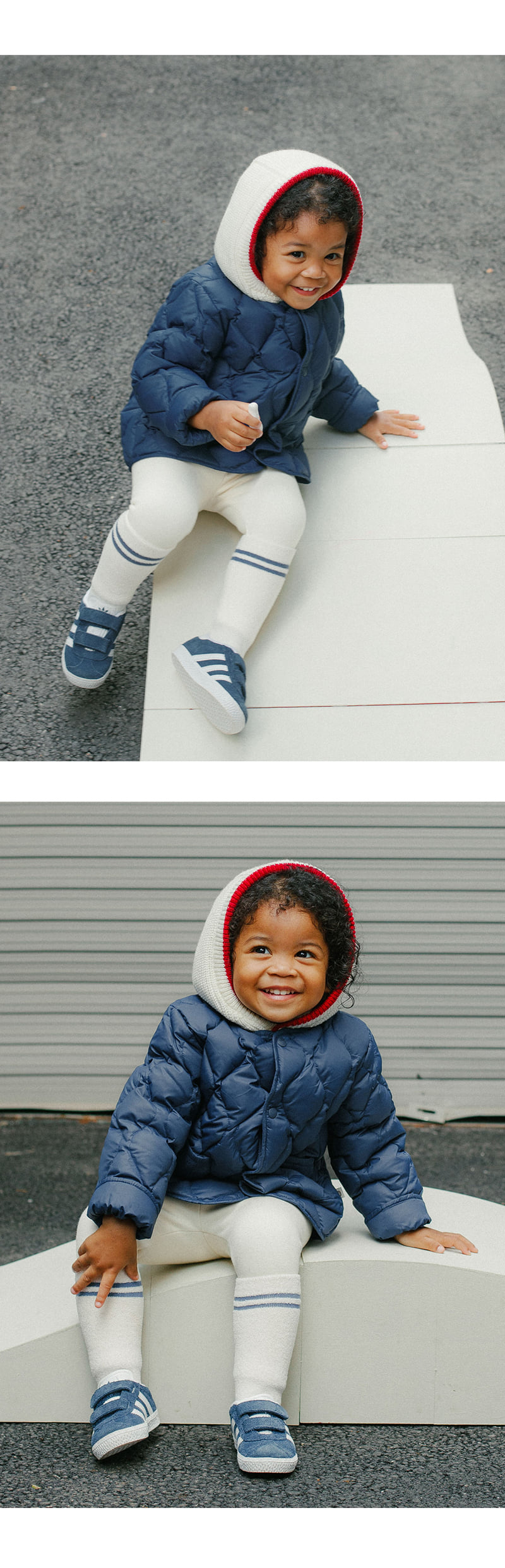 Kids Clara - Korean Baby Fashion - #babyfever - Pebble Knit Baby Balaclava - 4