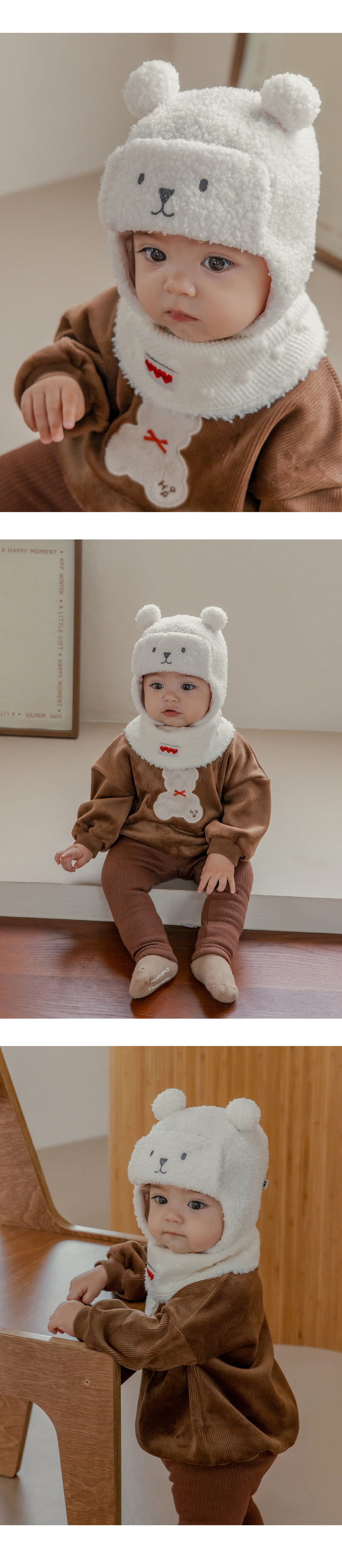 Kids Clara - Korean Baby Fashion - #babygirlfashion - Neve Snow Baby Banana Bib (set of 5) - 2