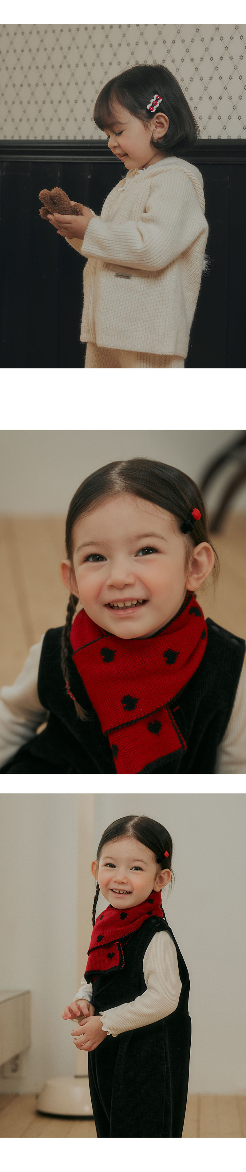 Kids Clara - Korean Baby Fashion - #babygirlfashion - Kina Baby Hairpin Set (set of 5) - 2