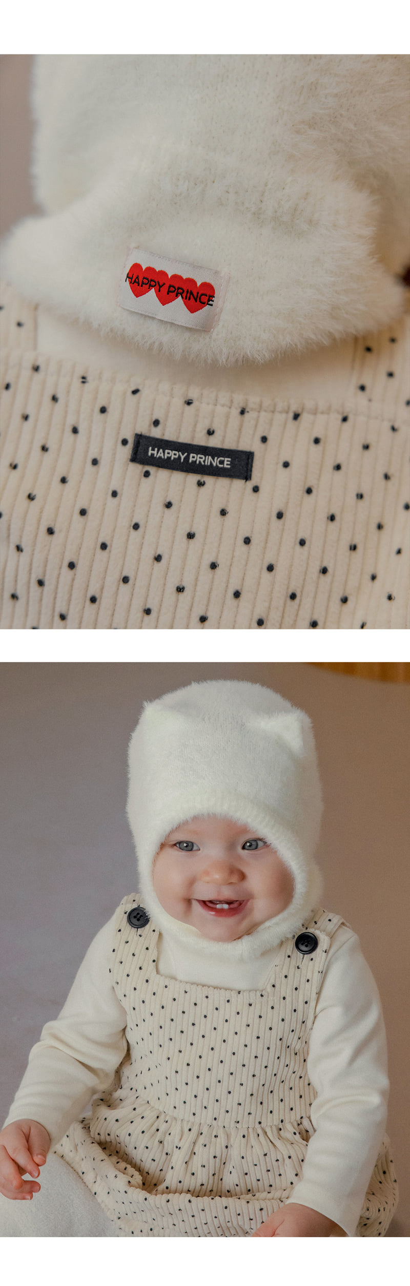 Kids Clara - Korean Baby Fashion - #babygirlfashion - Mink Fluffy Knit Baby Balaclava - 8