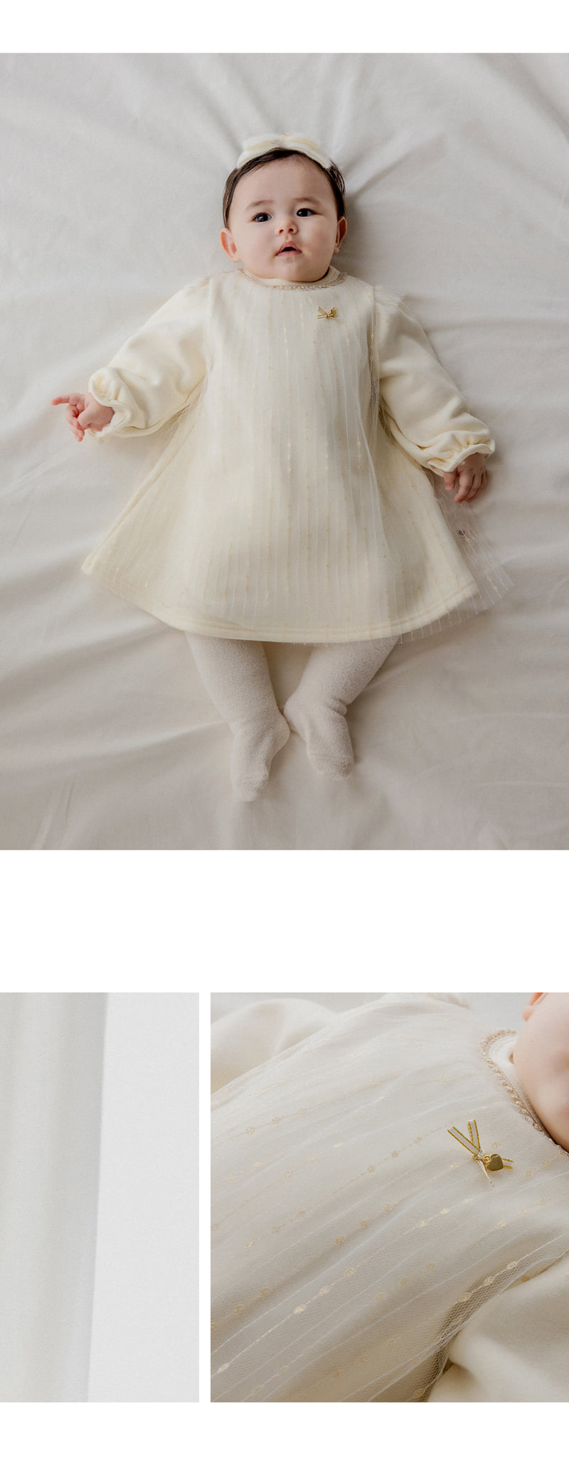 Kids Clara - Korean Baby Fashion - #babygirlfashion - Darling Baby One-piece - 2