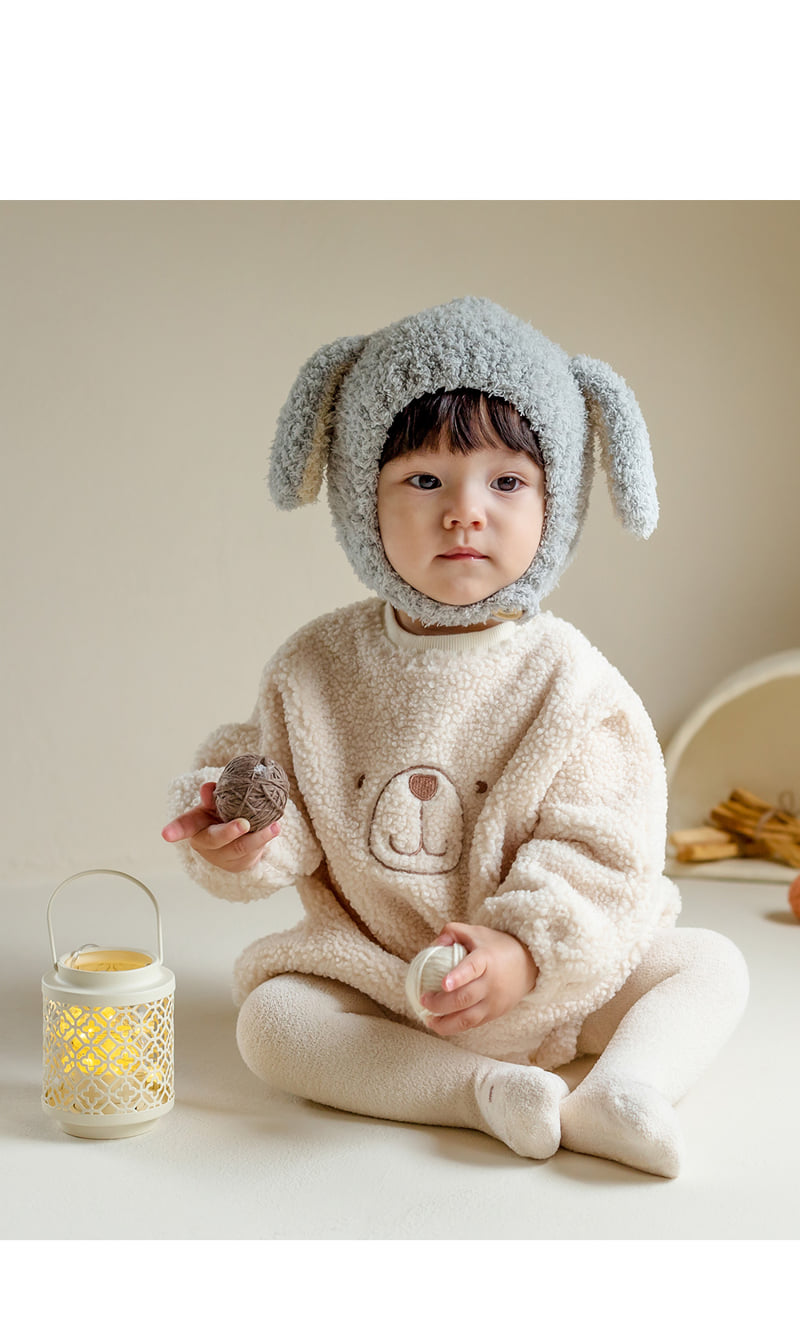 Kids Clara - Korean Baby Fashion - #babygirlfashion - Creamy Toto Winter Sleep Baby Tights (set of 5)
