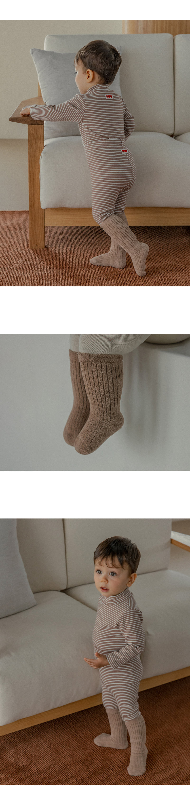 Kids Clara - Korean Baby Fashion - #babylifestyle - Ellie Winter Knee Socks (set of 5) - 2