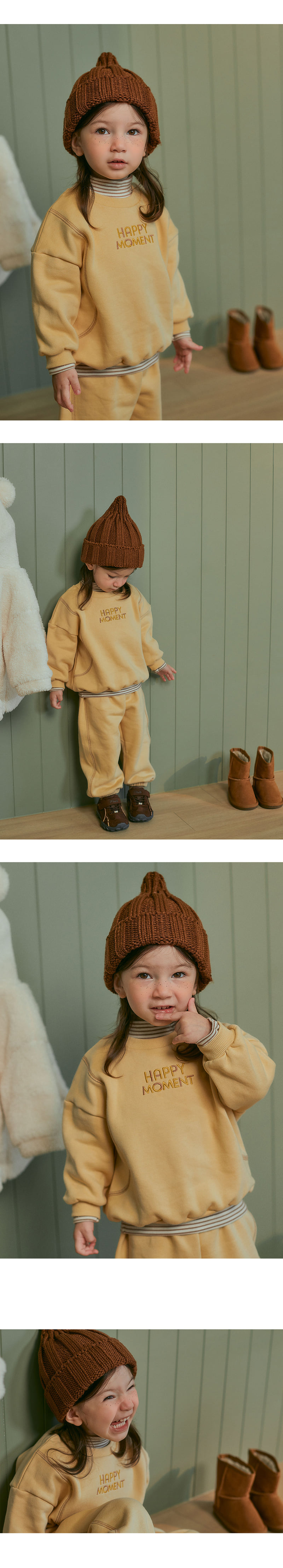 Kids Clara - Korean Baby Fashion - #babylifestyle - Sand Knit Baby Beanie - 2