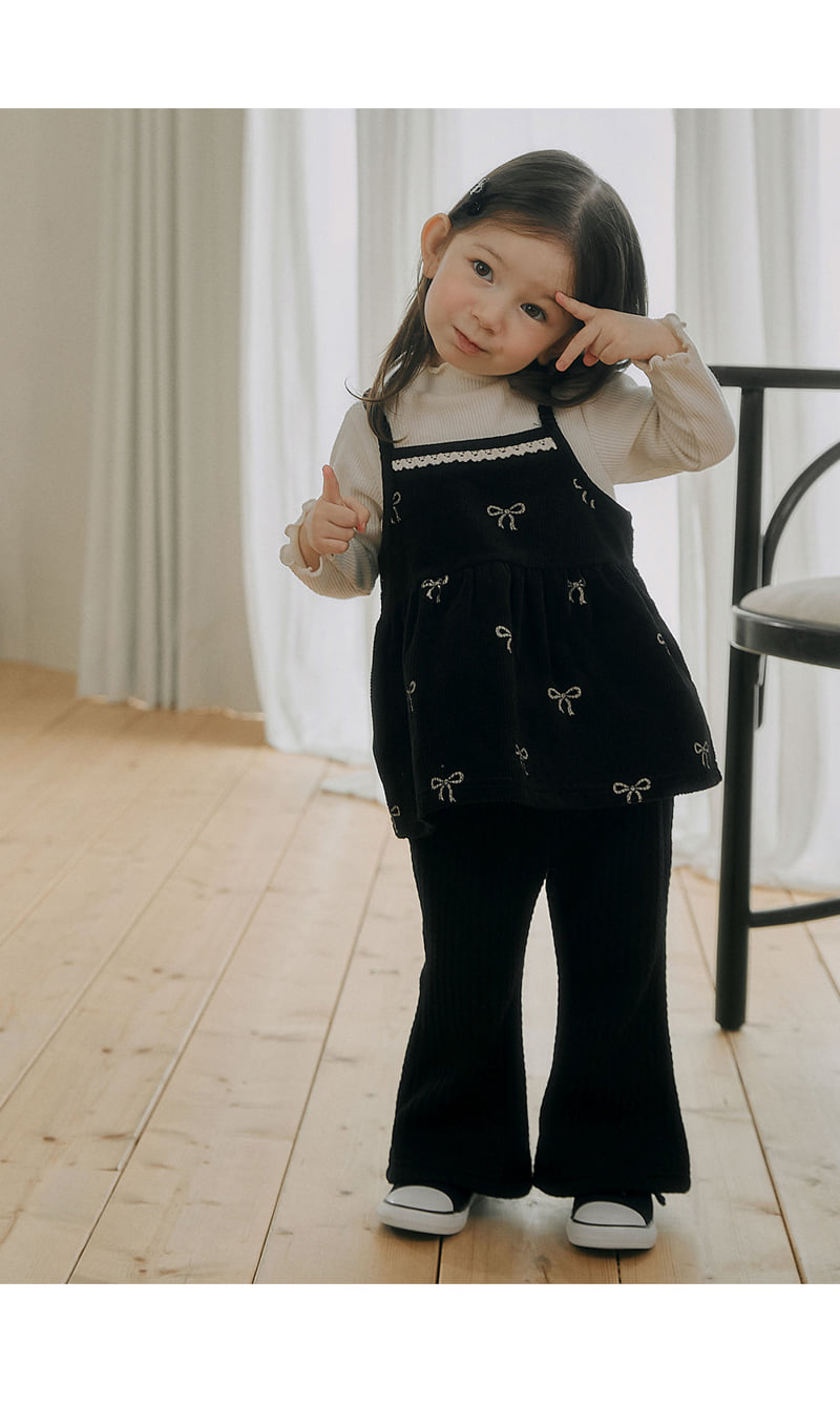 Kids Clara - Korean Baby Fashion - #babylifestyle - Misty Bootcut Leggings - 3