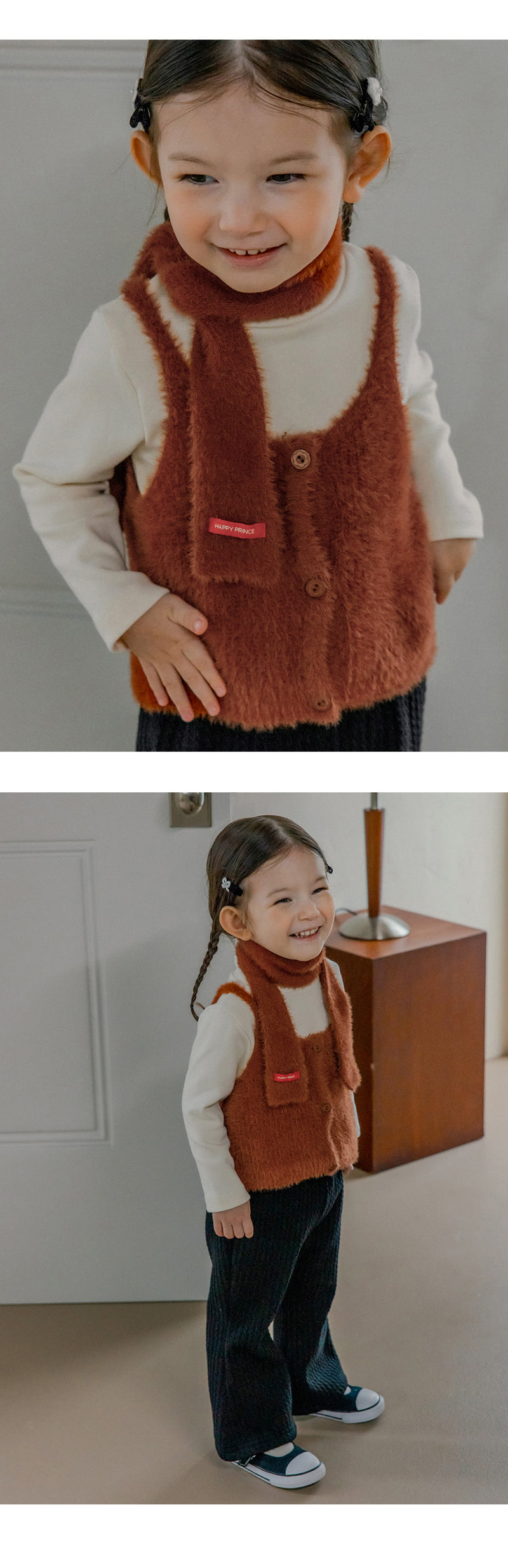 Kids Clara - Korean Baby Fashion - #babylifestyle - Mielo Knit Baby Bustier Set - 2