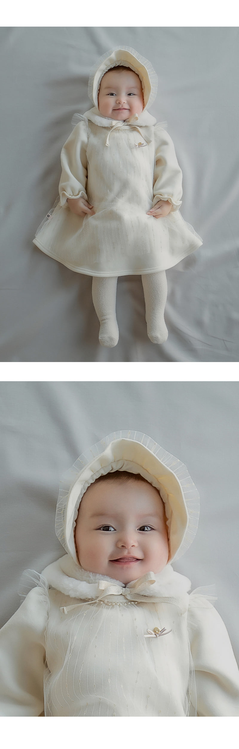 Kids Clara - Korean Baby Fashion - #babygirlfashion - Darling Baby Bonnet - 4