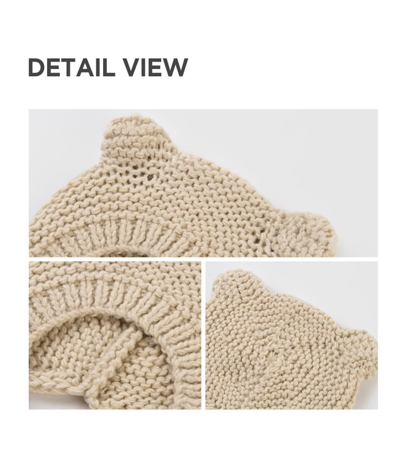 Kids Clara - Korean Baby Fashion - #babyoninstagram - Earth Knit Baby Hat - 5