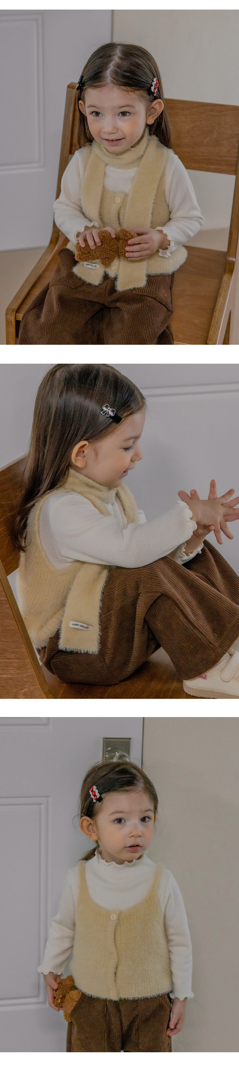 Kids Clara - Korean Baby Fashion - #babylifestyle - Kina Baby Hairpin Set (set of 5) - 4