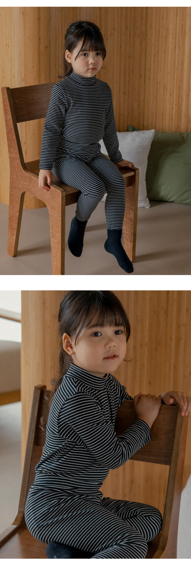 Kids Clara - Korean Baby Fashion - #babyootd - Flynn Mock Neck Tee - 8