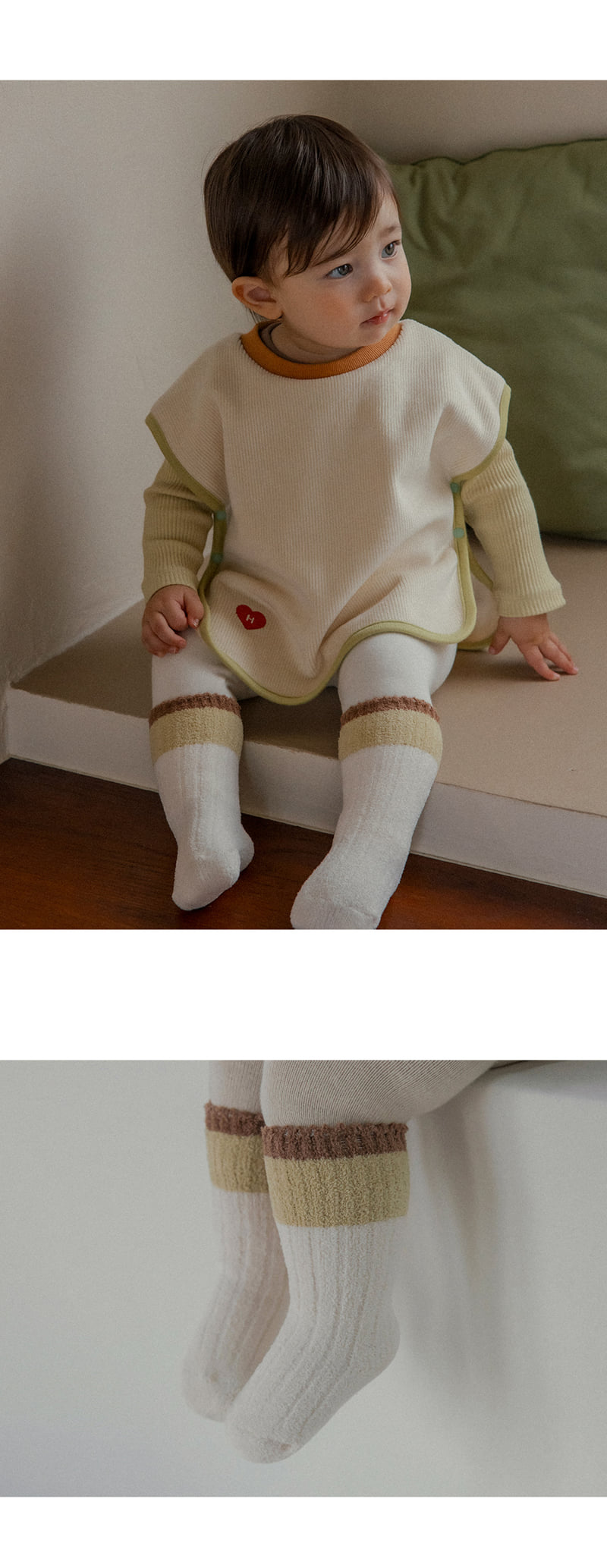 Kids Clara - Korean Baby Fashion - #babyootd - Morin Winter Baby Knee Socks (set of 5) - 3