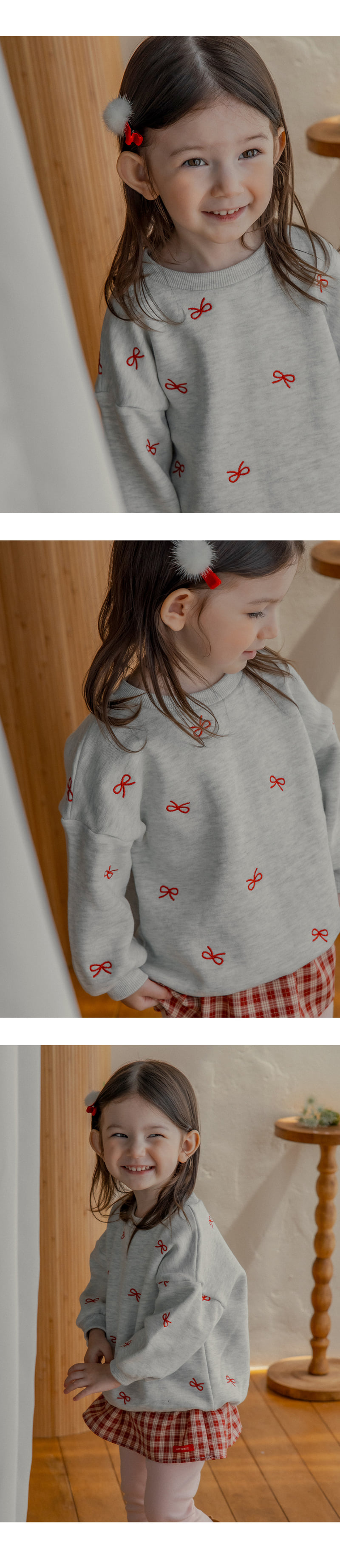 Kids Clara - Korean Baby Fashion - #babyootd - Nelly Brushed Sweatshirt - 2