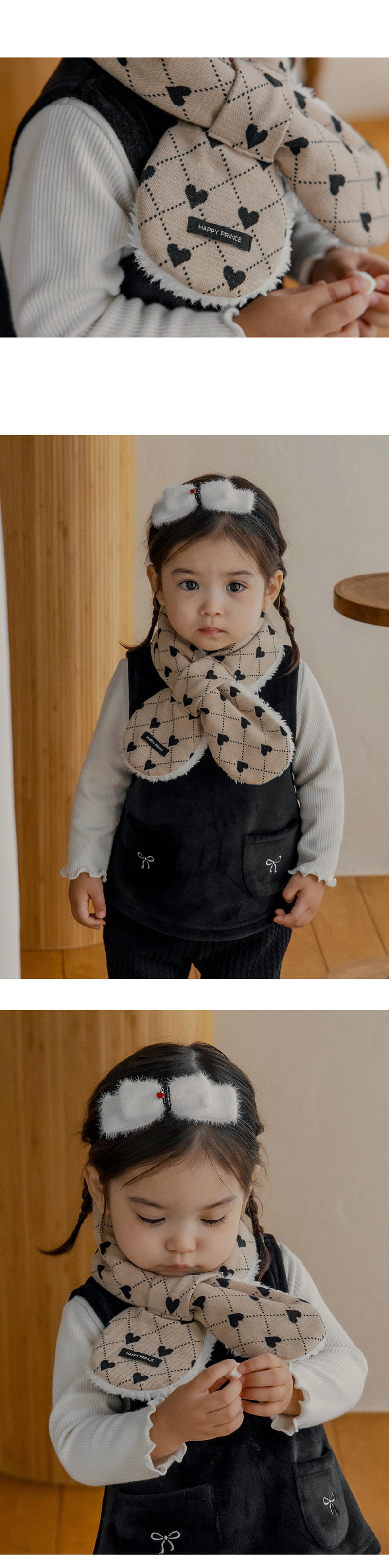 Kids Clara - Korean Baby Fashion - #babyootd - Ella Snow Baby Neck Warmer - 3
