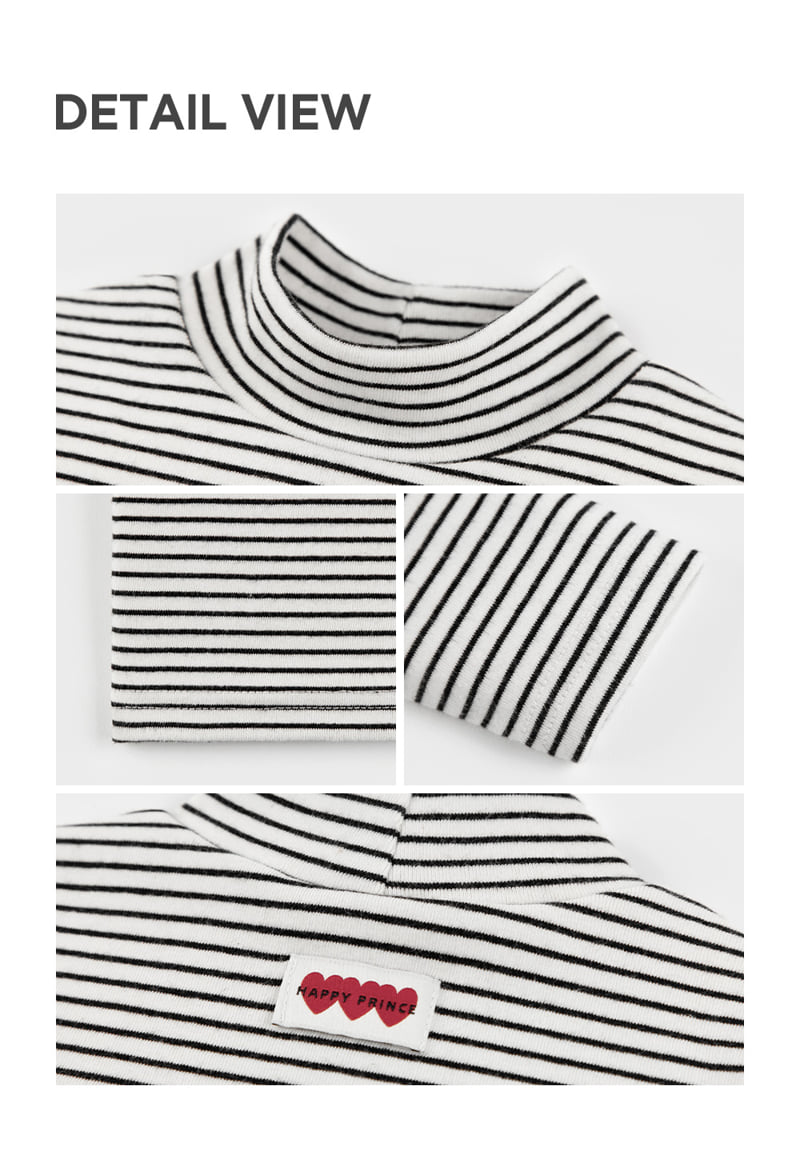 Kids Clara - Korean Baby Fashion - #babyoutfit - Flynn Mock Neck Tee - 9