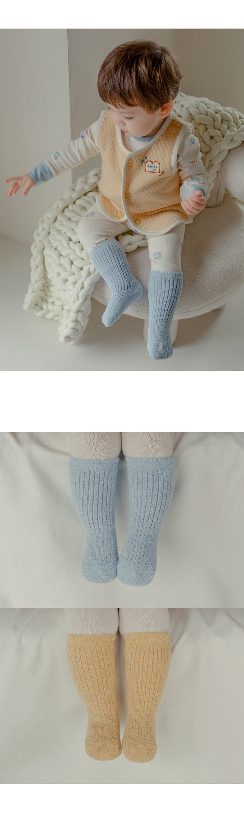 Kids Clara - Korean Baby Fashion - #babyoutfit - Ellie Winter Knee Socks (set of 5) - 5