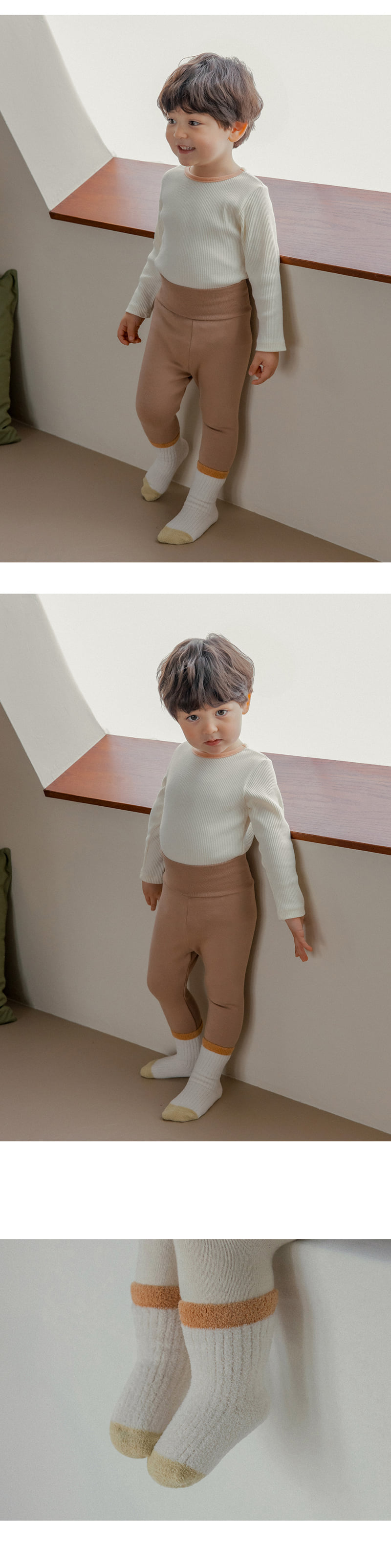 Kids Clara - Korean Baby Fashion - #babyoutfit - Livio Winter Socks 3 Color Set (set of 5) - 3