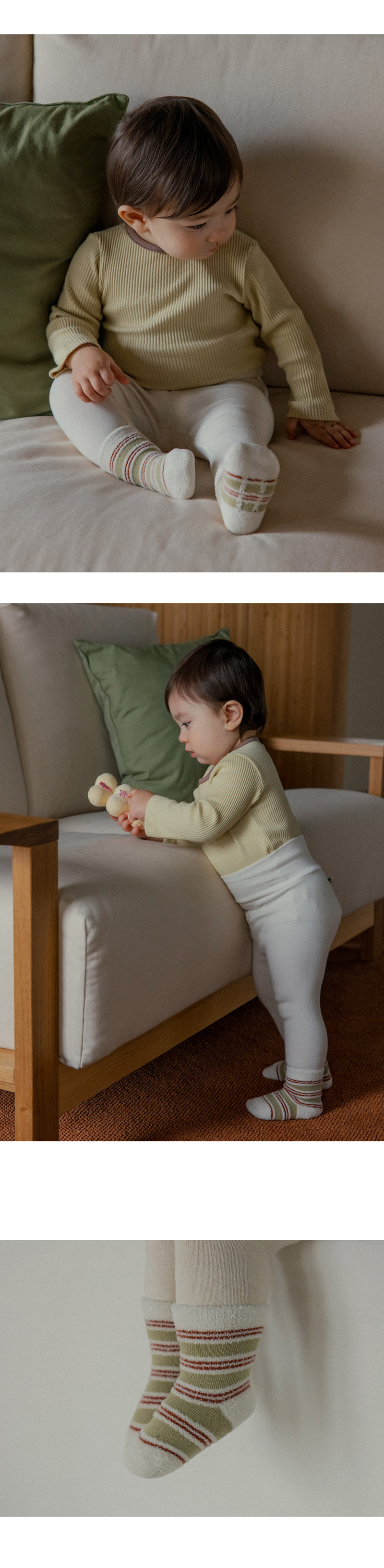 Kids Clara - Korean Baby Fashion - #babyoutfit - Labol Winter Socks (set of 5) - 2