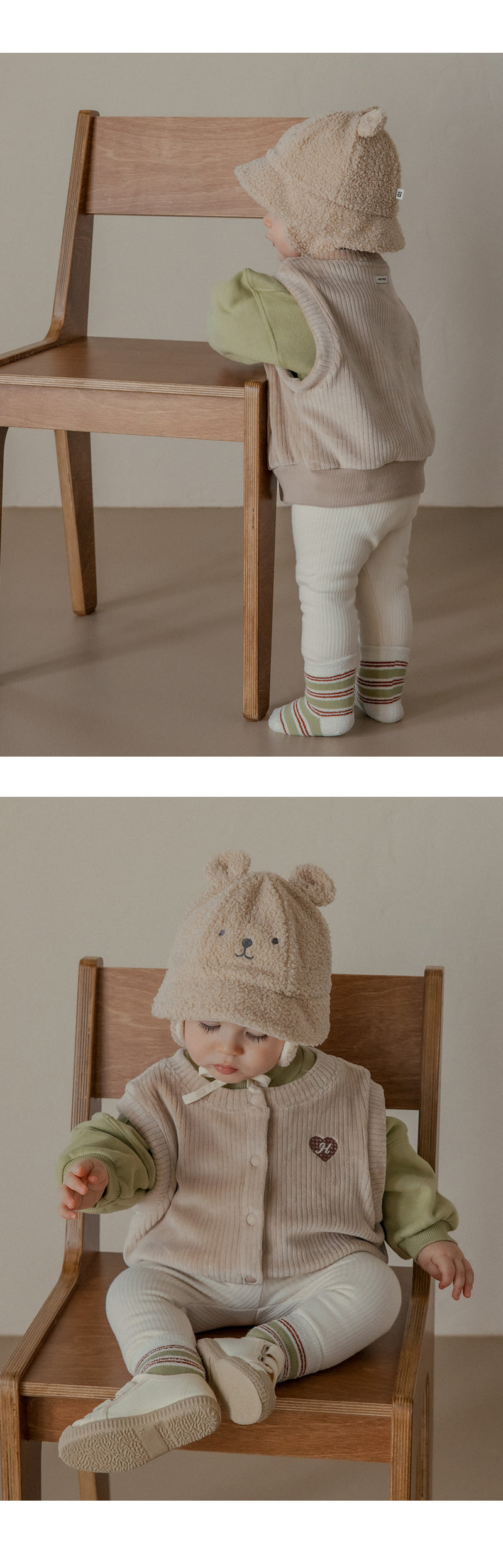 Kids Clara - Korean Baby Fashion - #babyoutfit - Labol Winter Socks (set of 5) - 3