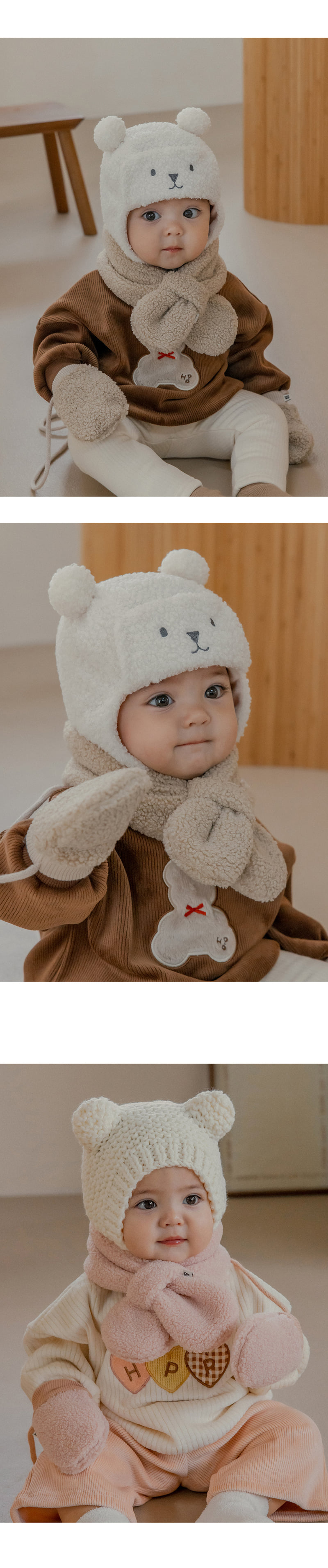 Kids Clara - Korean Baby Fashion - #babyoutfit - Aubrey Baby Gloves - 3