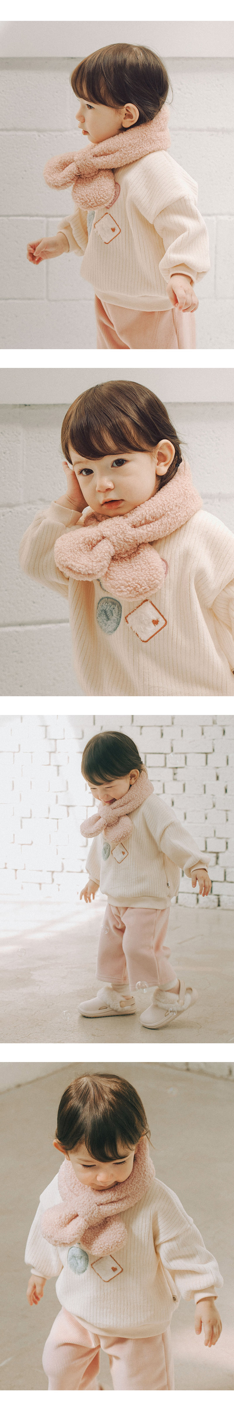 Kids Clara - Korean Baby Fashion - #babyoutfit - Aubrey Snow Baby Neckie - 2