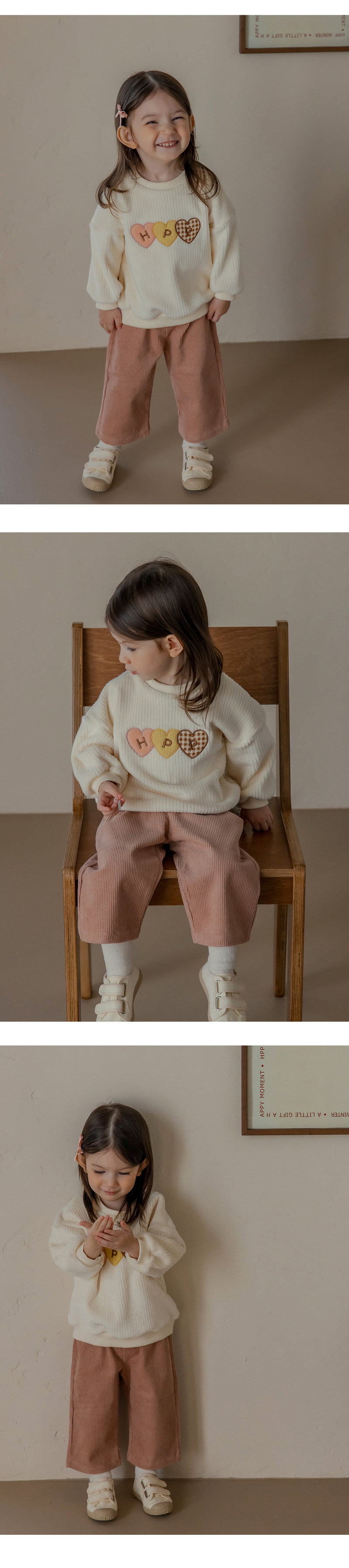 Kids Clara - Korean Baby Fashion - #babyootd - Espin Corduroy Baby Pants - 4
