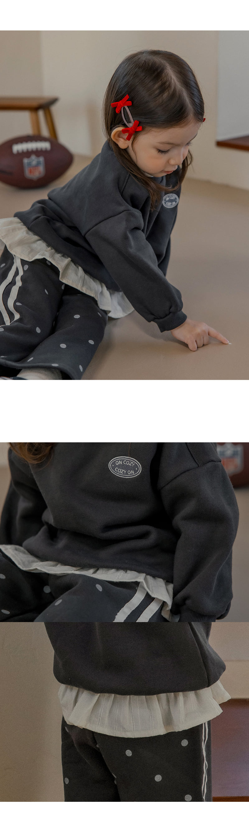 Kids Clara - Korean Baby Fashion - #babyootd - Bly Frill Tee - 4