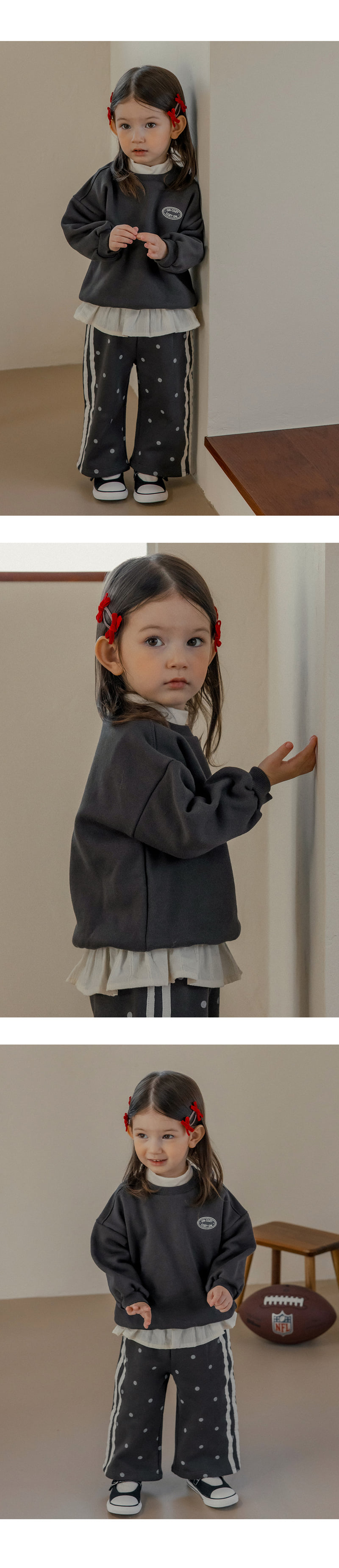 Kids Clara - Korean Baby Fashion - #babyoutfit - Bly Frill Tee - 5