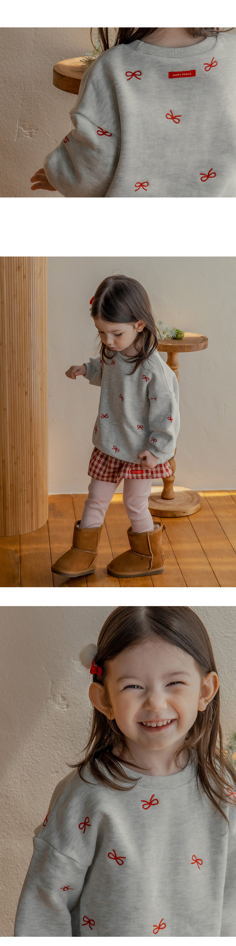 Kids Clara - Korean Baby Fashion - #babyoutfit - Nelly Brushed Sweatshirt - 3