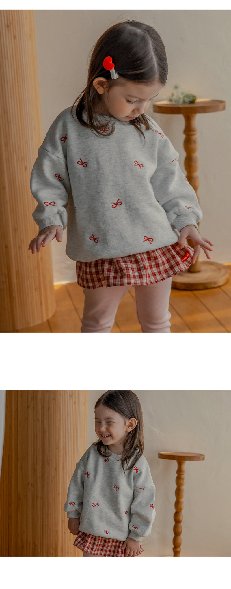 Kids Clara - Korean Baby Fashion - #babyoutfit - Nelly Brushed Sweatshirt - 4