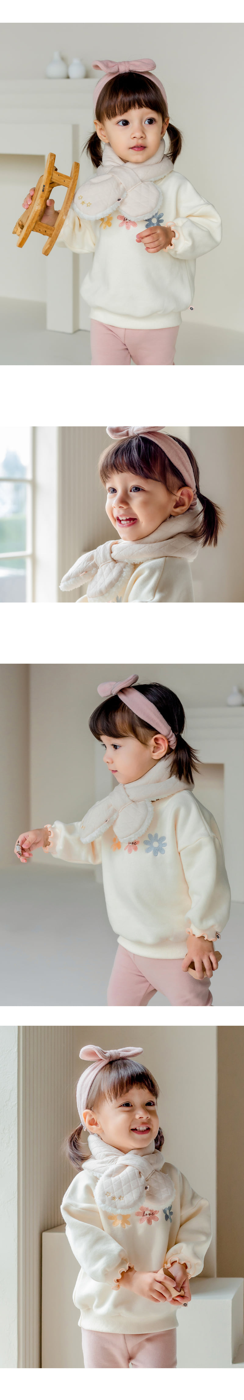 Kids Clara - Korean Baby Fashion - #babyoutfit - Lavina Snow Baby Neck Warmer - 2