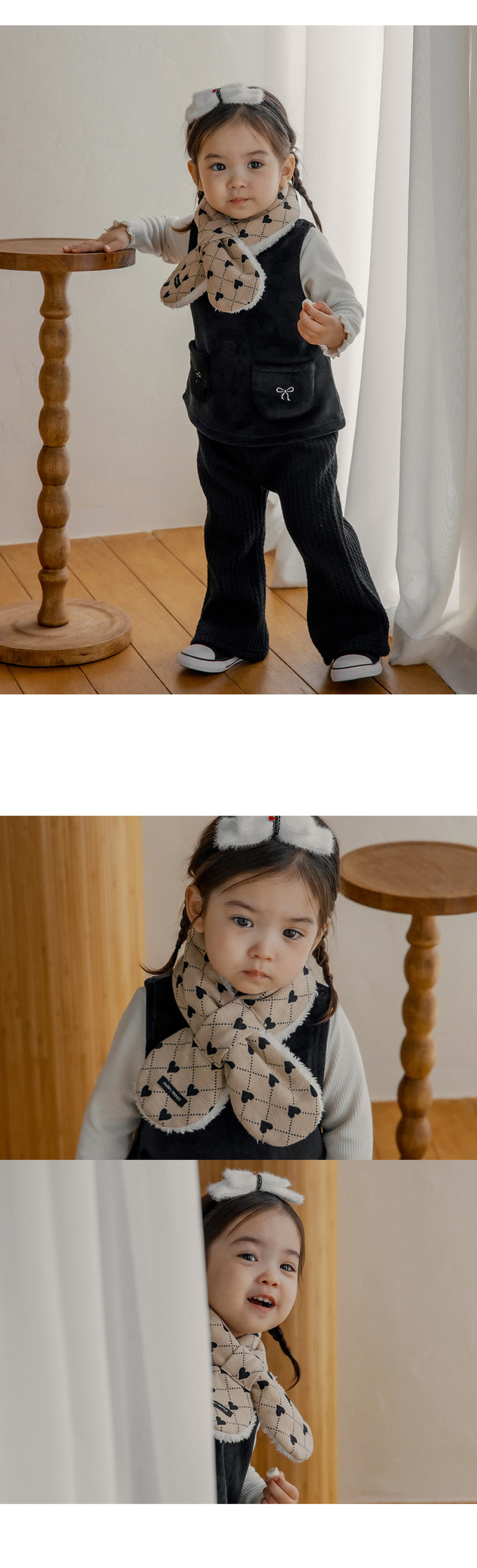 Kids Clara - Korean Baby Fashion - #babyootd - Ella Snow Baby Neck Warmer - 4