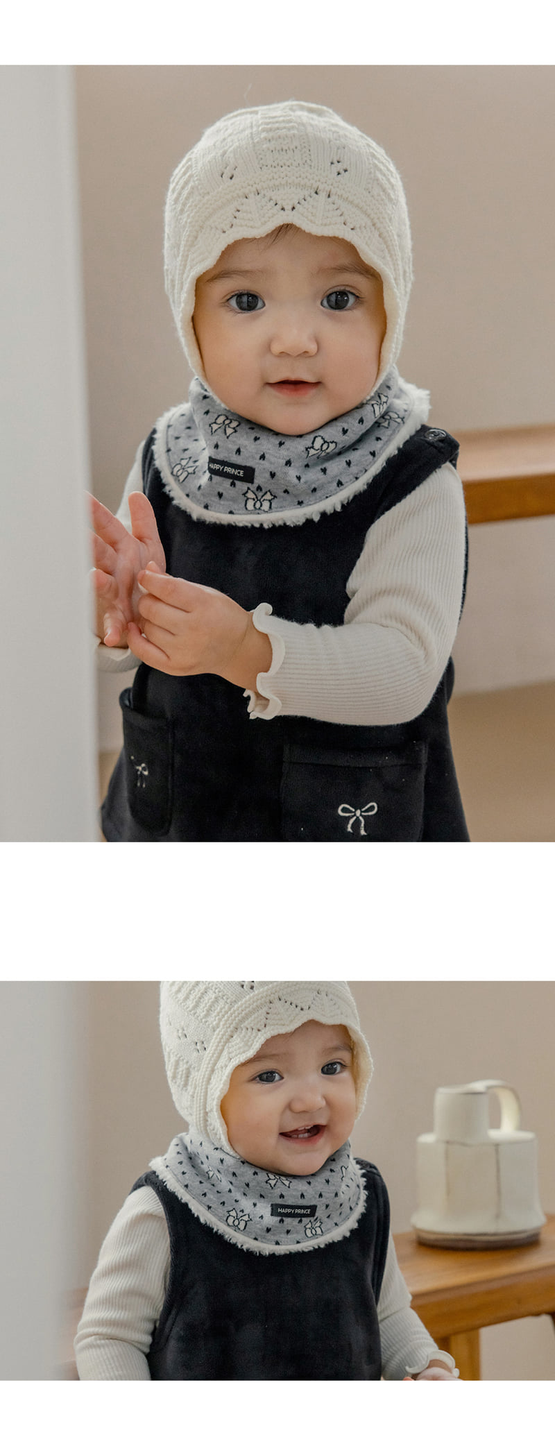 Kids Clara - Korean Baby Fashion - #babyoutfit - Selly Snow Baby Banana Bib (set of 5) - 3