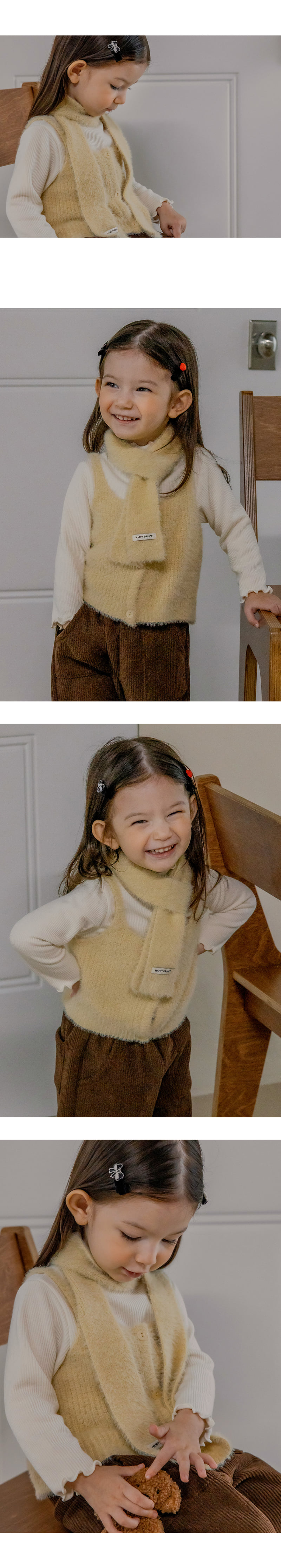 Kids Clara - Korean Baby Fashion - #babyoutfit - Mielo Knit Baby Bustier Set - 6