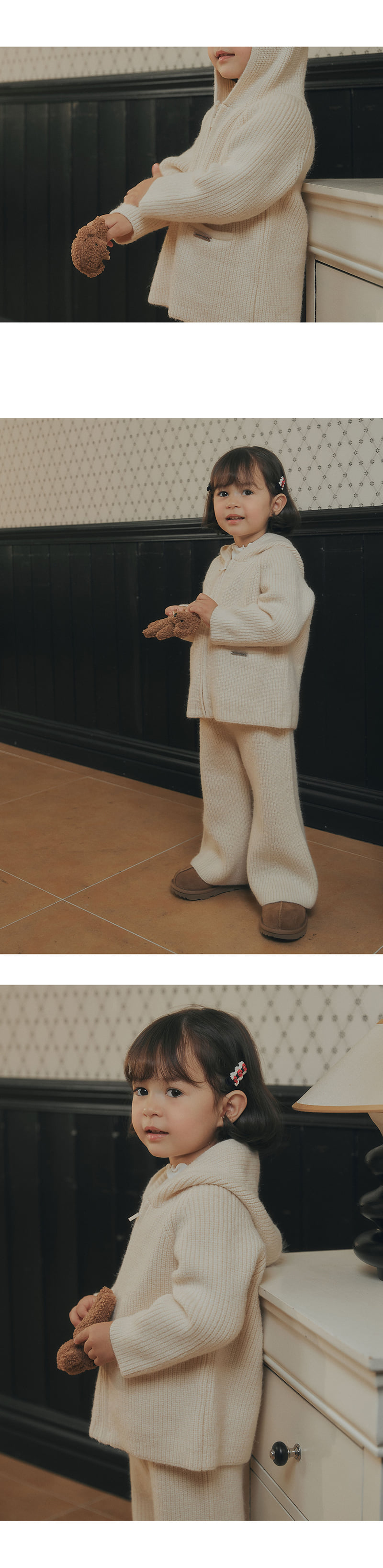 Kids Clara - Korean Baby Fashion - #babyoutfit - Momong Knit Baby Setup - 3