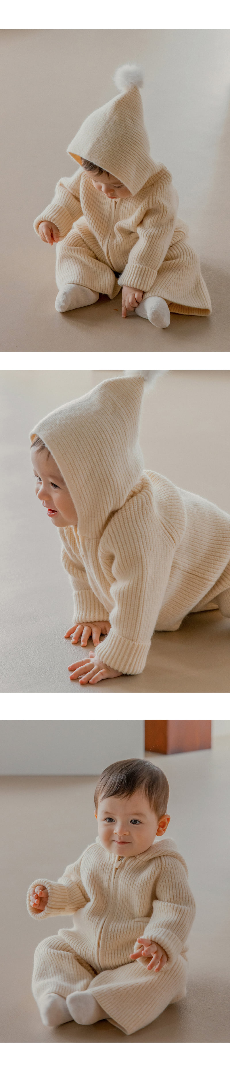 Kids Clara - Korean Baby Fashion - #babyoutfit - Momong Knit Baby Setup - 4