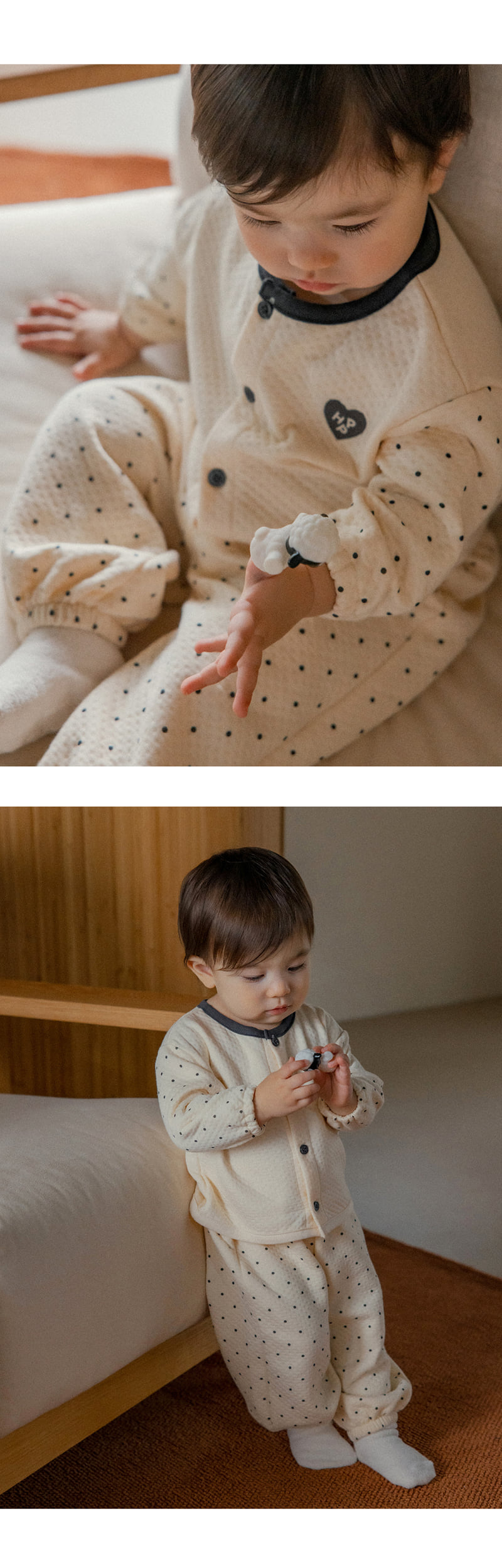 Kids Clara - Korean Baby Fashion - #babywear - Duvet Bamboo Baby Easywear - 3