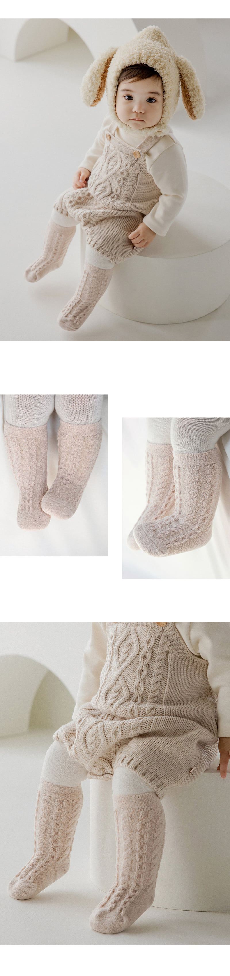 Kids Clara - Korean Baby Fashion - #babywear - Jia Winter Baby Knee Socks (set of 5) - 2